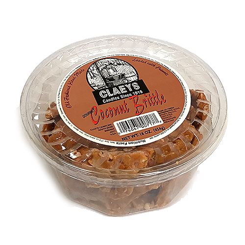 All City Candy Claeys Gourmet Coconut Peanut Brittle - 16-oz. Tub Brittle Claeys Candies For fresh candy and great service, visit www.allcitycandy.com