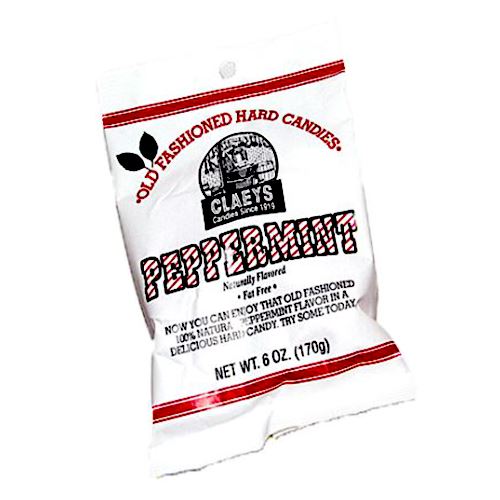 All City Candy Claeys Peppermint Old Fashioned Hard Candies - 6-oz. Bag Hard Claeys Candies 1 Bag For fresh candy and great service, visit www.allcitycandy.com