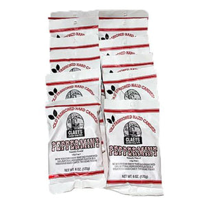 All City Candy Claeys Peppermint Old Fashioned Hard Candies - 6-oz. Bag Hard Claeys Candies Case of 12 For fresh candy and great service, visit www.allcitycandy.com