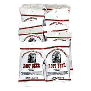 All City Candy Claeys Root Beer Old Fashioned Hard Candies - 6-oz. Bag Hard Claeys Candies Case of 12 For fresh candy and great service, visit www.allcitycandy.com