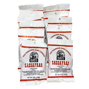 All City Candy Claeys Sassafras Old Fashioned Hard Candies - 6-oz. Bag Hard Claeys Candies Case of 12 For fresh candy and great service, visit www.allcitycandy.com