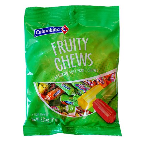 All City Candy Colombina Fruity Chews Assorted Soft Fruit Chews - 6.03-oz. Bag Chewy Colombina For fresh candy and great service, visit www.allcitycandy.com