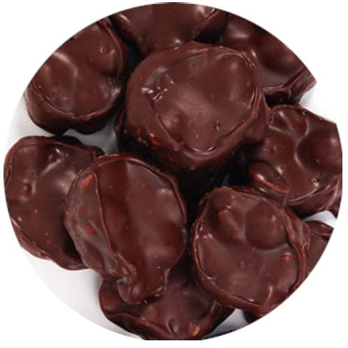All City Candy Dark Chocolate Peanut Clusters - 3 LB Bulk Bag Bulk Unwrapped Zachary Default Title For fresh candy and great service, visit www.allcitycandy.com