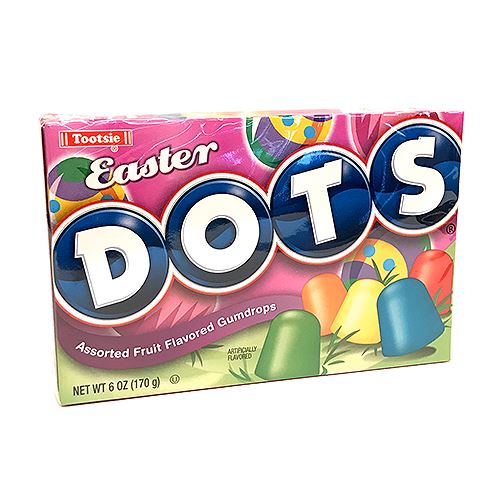 All City Candy DOTS Easter Assorted Fruit Flavored Gumdrops - 6-oz. Theater Box Easter Tootsie Roll Industries 1 Box For fresh candy and great service, visit www.allcitycandy.com