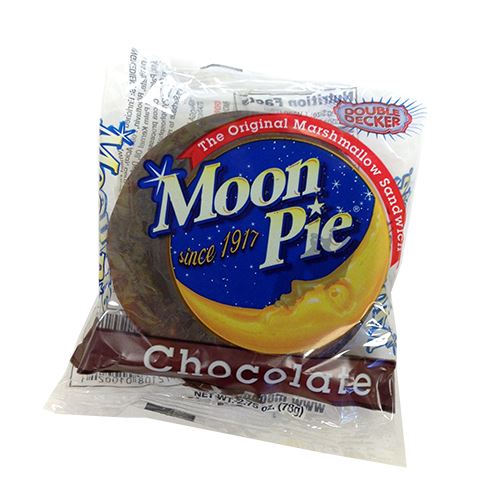 All City Candy Double Decker Chocolate MoonPie 2.75 oz. Candy Bars Chattanooga Bakery (MoonPies) 1 Piece For fresh candy and great service, visit www.allcitycandy.com
