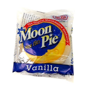 All City Candy Double Decker Vanilla MoonPie 2.75 oz. 1 Piece Candy Bars Chattanooga Bakery (MoonPies) For fresh candy and great service, visit www.allcitycandy.com