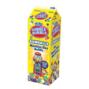 All City Candy Dubble Bubble Assorted Gumballs Machine Size Refills Gum/Bubble Gum Concord Confections (Tootsie) 20-oz. Carton For fresh candy and great service, visit www.allcitycandy.com