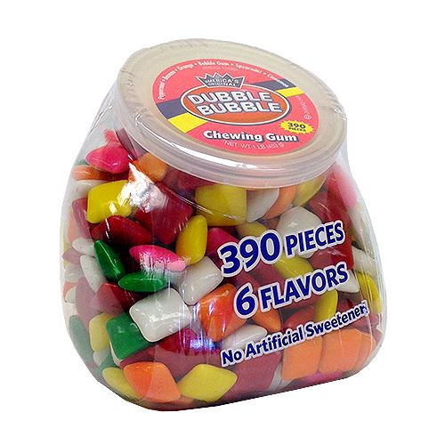 All City Candy Dubble Bubble Office Pleasures Chicle Chewing Gum - 16-oz. Jar Gum/Bubble Gum Concord Confections (Tootsie) For fresh candy and great service, visit www.allcitycandy.com