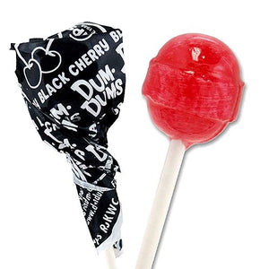 All City Candy Dum Dums Color Party Black Black Cherry Lollipops - Bag of 75 Lollipops & Suckers Spangler For fresh candy and great service, visit www.allcitycandy.com