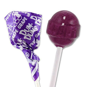All City Candy Dum Dums Color Party Purple Grape Lollipops - Bag of 75 Lollipops & Suckers Spangler For fresh candy and great service, visit www.allcitycandy.com