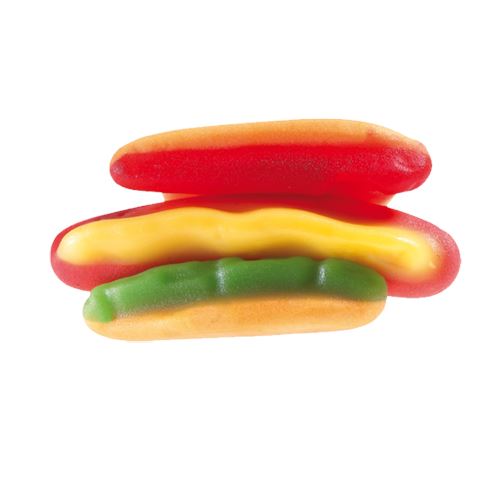 All City Candy efrutti Gummi Hot Dog - Case of 60 Gummi efrutti For fresh candy and great service, visit www.allcitycandy.com