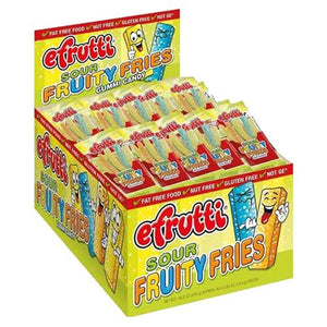All City Candy efrutti Sour Fruity Fries Gummi Candy .55 oz. - Case of 48 Gummi efrutti For fresh candy and great service, visit www.allcitycandy.com