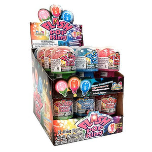 All City Candy Flash Pop Ring Sucker .56 oz. Novelty Kidsmania Case of 24 For fresh candy and great service, visit www.allcitycandy.com