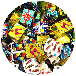 All City Candy Foiled Milk Chocolate Everyday Presents - 3 LB Bulk Bag Bulk Wrapped Madelaine Chocolate Company For fresh candy and great service, visit www.allcitycandy.com