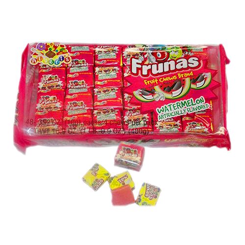 All City Candy Frunas Watermelon Fruit Chews - Pack of 48 Chewy Albert's Candy For fresh candy and great service, visit www.allcitycandy.com