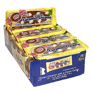 All City Candy Goetze's Original Caramel Creams Bulls-Eyes - Pack of 10 Caramel Candy Goetze's Candy Case of 20 For fresh candy and great service, visit www.allcitycandy.com