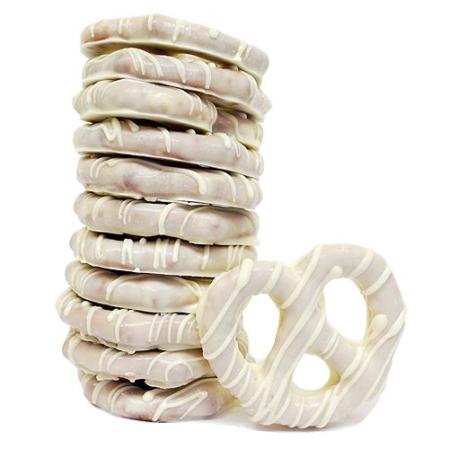 All City Candy Gourmet White Chocolate Covered Pretzel Twists Pretzalicious All City Candy Half Dozen For fresh candy and great service, visit www.allcitycandy.com