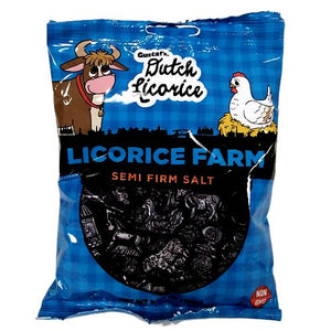 All City Candy Gustaf's Dutch Black Semi Firm Salt Licorice Farm - 5.29-oz. Bag Licorice Gerrit J. Verburg Candy For fresh candy and great service, visit www.allcitycandy.com