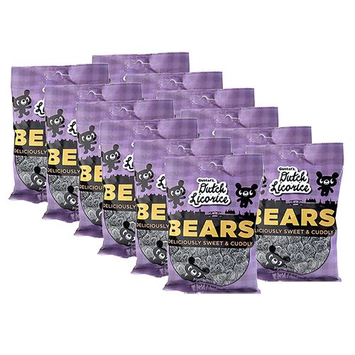 All City Candy Gustaf's Dutch Licorice Bears - 5.2-oz Bag Licorice Gerrit J. Verburg Candy 1 Bag For fresh candy and great service, visit www.allcitycandy.com