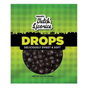 All City Candy Gustaf's Dutch Licorice Drops - 5.2-oz. Bag Licorice Gerrit J. Verburg Candy 1 Bag For fresh candy and great service, visit www.allcitycandy.com