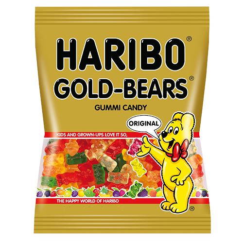 All City Candy Haribo Gold-Bears Gummi Candy Peg Bags Limited Edition Party Hats Gummi Haribo Candy 5-oz. Bag For fresh candy and great service, visit www.allcitycandy.com