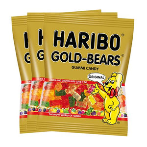 All City Candy Haribo Gold-Bears Gummi Candy Peg Bags Gummi Haribo Candy Case of 12 5-oz. Bags For fresh candy and great service, visit www.allcitycandy.com