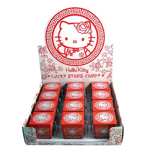 All City Candy Hello Kitty Lucky Stars Candy - 1.5-oz. Tin Novelty Boston America 1 Tin For fresh candy and great service, visit www.allcitycandy.com