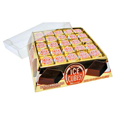 All City Candy Ice Cubes Chocolate Candy- 1.2 oz. Chocolate Albert's Candy Case of 100 For fresh candy and great service, visit www.allcitycandy.com