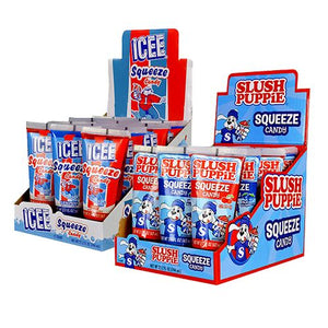 All City Candy ICEE or Slush Puppie Squeeze Candy - 2.1-oz. Tube Novelty Koko's Confectionery & Novelty Case of 12 For fresh candy and great service, visit www.allcitycandy.com