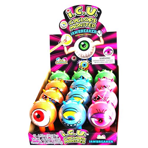 All City Candy I.C.U. Cyclops Monster Jawbreaker Novelty Kidsmania 1 Piece For fresh candy and great service, visit www.allcitycandy.com