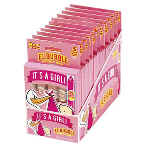 All City Candy It's a Girl Birth Announcement Bubble Gum Cigars Gum/Bubble Gum Concord Confections (Tootsie) Case of 12 5-Packs For fresh candy and great service, visit www.allcitycandy.com
