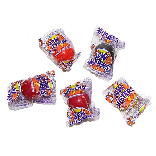 All City Candy Jaw Busters Jawbreaker Candy, Medium - 3 LB Bulk Bag Bulk Wrapped Ferrara Candy Company For fresh candy and great service, visit www.allcitycandy.com