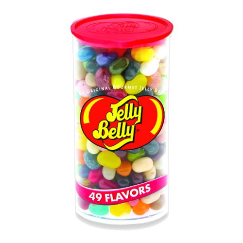 Jelly Belly 49 Flavors Jelly Beans 12oz. Clear Can All City Candy