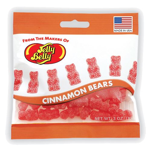 All City Candy Jelly Belly Cinnamon Bears - 3-oz. Bag Gummi Jelly Belly For fresh candy and great service, visit www.allcitycandy.com