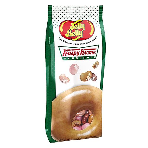 All City Candy Jelly Belly Krispy Kreme Doughnuts Jelly Beans - 7.5-oz. Gift Bag Jelly Beans Jelly Belly For fresh candy and great service, visit www.allcitycandy.com