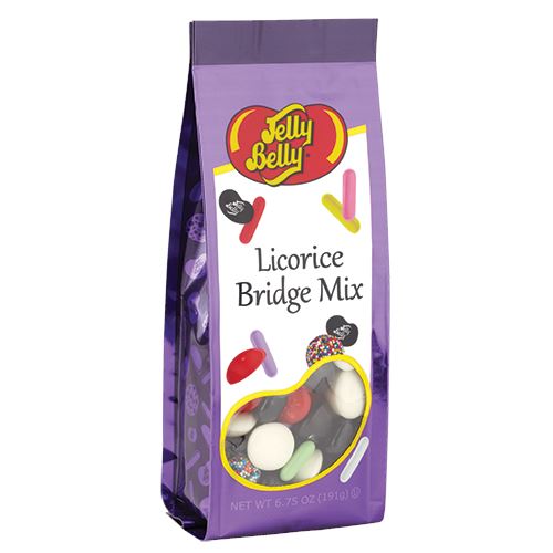 Jelly Belly Licorice Bridge Mix 6.75oz. Bag All City Candy