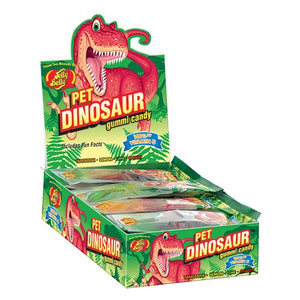 All City Candy Jelly Belly Pet Dinosaur Gummi Candy 1.75 oz. Novelty Jelly Belly Case of 24 For fresh candy and great service, visit www.allcitycandy.com