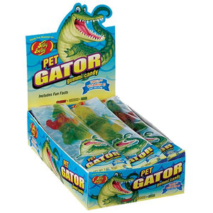 All City Candy Jelly Belly Pet Gator Gummi Candy 3 oz. Novelty Jelly Belly Case of 12 For fresh candy and great service, visit www.allcitycandy.com