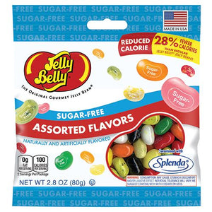 Jelly Belly Sugar Free Assorted Flavors Jelly Beans - 2.8-oz. Bag - All ...