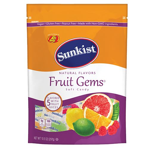 All City Candy Jelly Belly Sunkist Fruit Gems Soft Candy - 10.5-oz. Resealable Bag Jelly Candy Jelly Belly For fresh candy and great service, visit www.allcitycandy.com