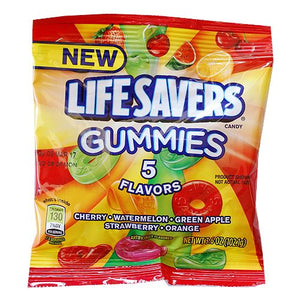 All City Candy Life Savers Gummies 5 Flavors Gummi Wrigley 3.6-oz. Bag For fresh candy and great service, visit www.allcitycandy.com