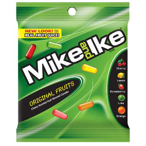 All City Candy Mike and Ike Original Fruits Chewy Candies - 5-oz. Bag Chewy Just Born Inc For fresh candy and great service, visit www.allcitycandy.com