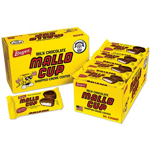 All City Candy Milk Chocolate Mallo Cup - 1.5-oz. 2 Pack Candy Bars Boyer Candy Company 1 Pack For fresh candy and great service, visit www.allcitycandy.com