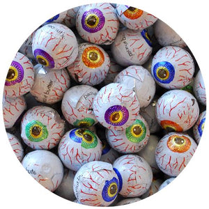 All City Candy Milk Chocolate Peanut Butter Creepy Peepers - 3 LB Bulk Bag Bulk Wrapped R.M. Palmer Company For fresh candy and great service, visit www.allcitycandy.com