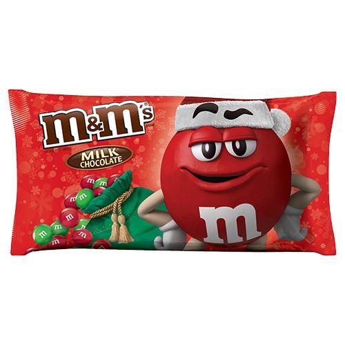 All City Candy M&M's Milk Chocolate Christmas Colors - 10-oz. Bag Mars Chocolate For fresh candy and great service, visit www.allcitycandy.com