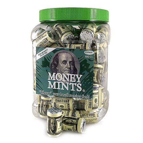 All City Candy Money Mints Rolls - Tub of 100 Mints Espeez For fresh candy and great service, visit www.allcitycandy.com