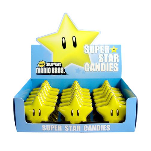 All City Candy Nintendo Super Star Candies - .6-oz. Tin Novelty Boston America 1 Tin For fresh candy and great service, visit www.allcitycandy.com