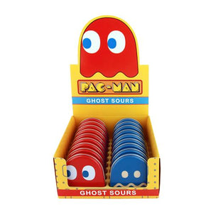 All City Candy Pac-Man Ghost Sours Candy - 1.2-oz. Tin Case of 18 Novelty Boston America For fresh candy and great service, visit www.allcitycandy.com