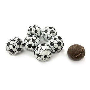 All City Candy Palmer Chocolate Flavored Foil Wrapped Soccer Balls - 3 LB Bulk Bag Bulk Wrapped R.M. Palmer Company For fresh candy and great service, visit www.allcitycandy.com