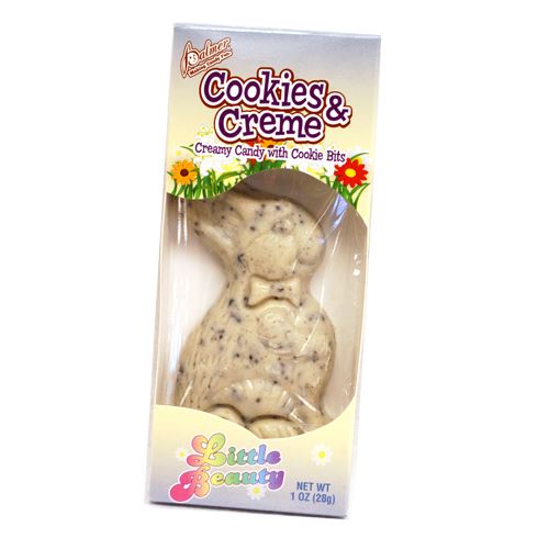All City Candy Palmer Cookies & Creme Little Beauty Easter Bunny 1 oz. Easter R.M. Palmer Company For fresh candy and great service, visit www.allcitycandy.com